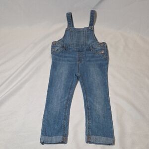Old Navy San Francisco California Classic Blue Denim Overalls Girls 3T